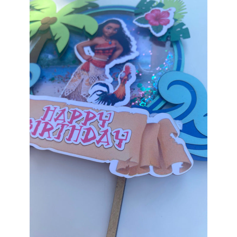 Caketopper Shaker De Moana No Aplica No Aplica
