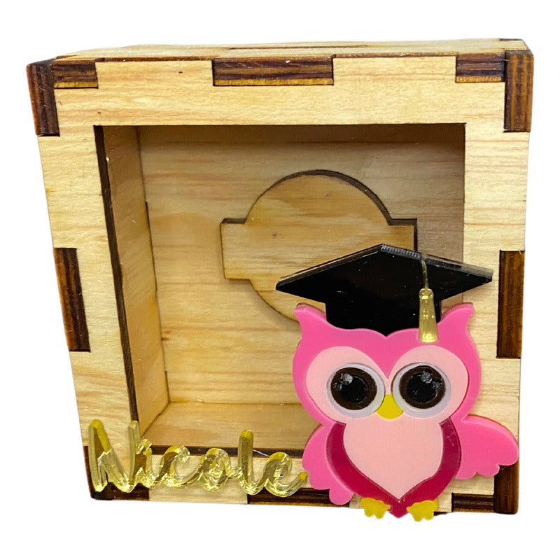 Alcancia Para Recuerdo De Graduación Graduación Natural