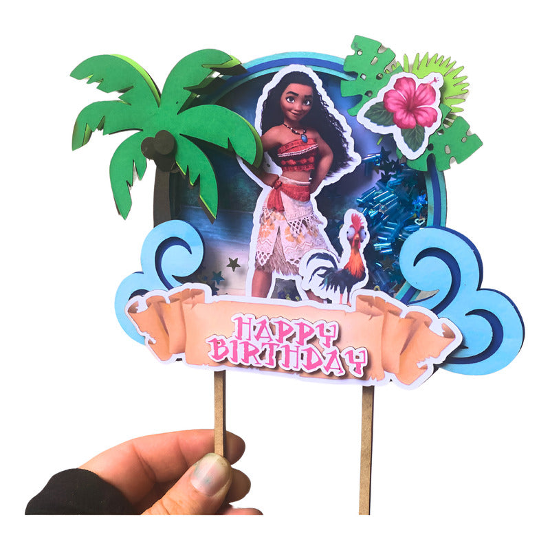 Caketopper Shaker De Moana No Aplica No Aplica
