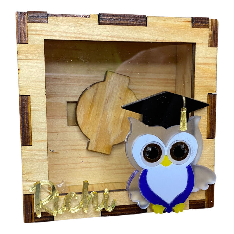 Alcancia Para Recuerdo De Graduación Graduación Natural