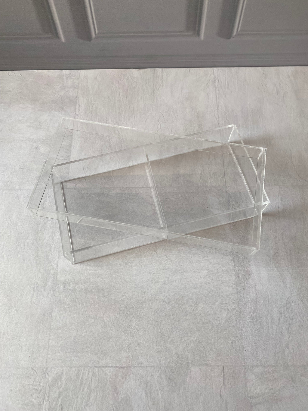 Caja Tarjetero 11x23x4 cm acrílico transparente