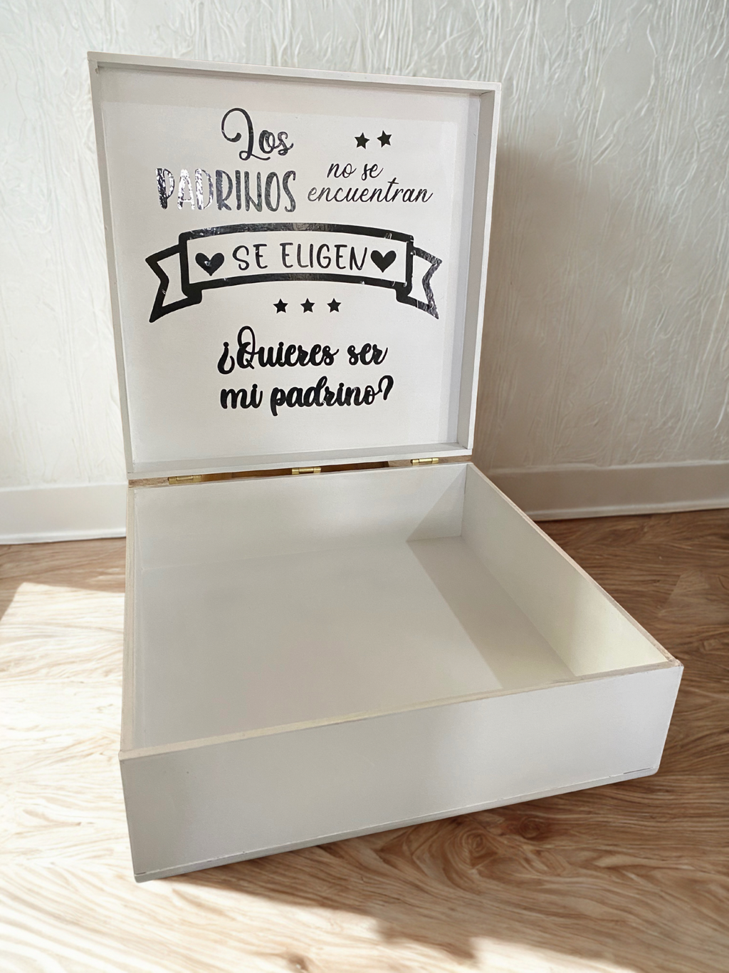 Caja para padrinos de primera comunión o bautizo