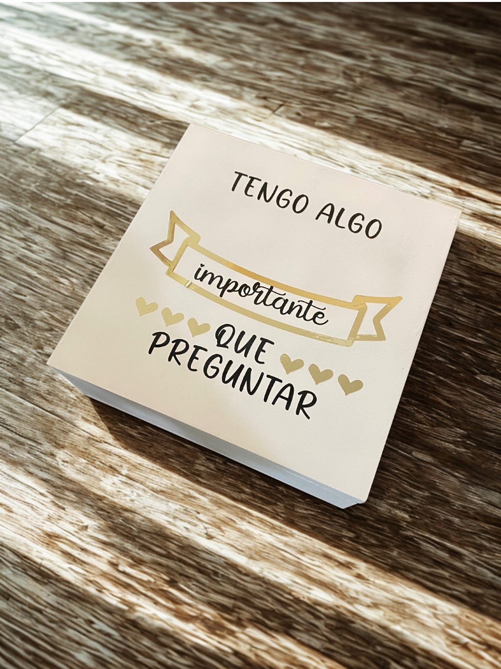 Caja para padrinos de primera comunión o bautizo