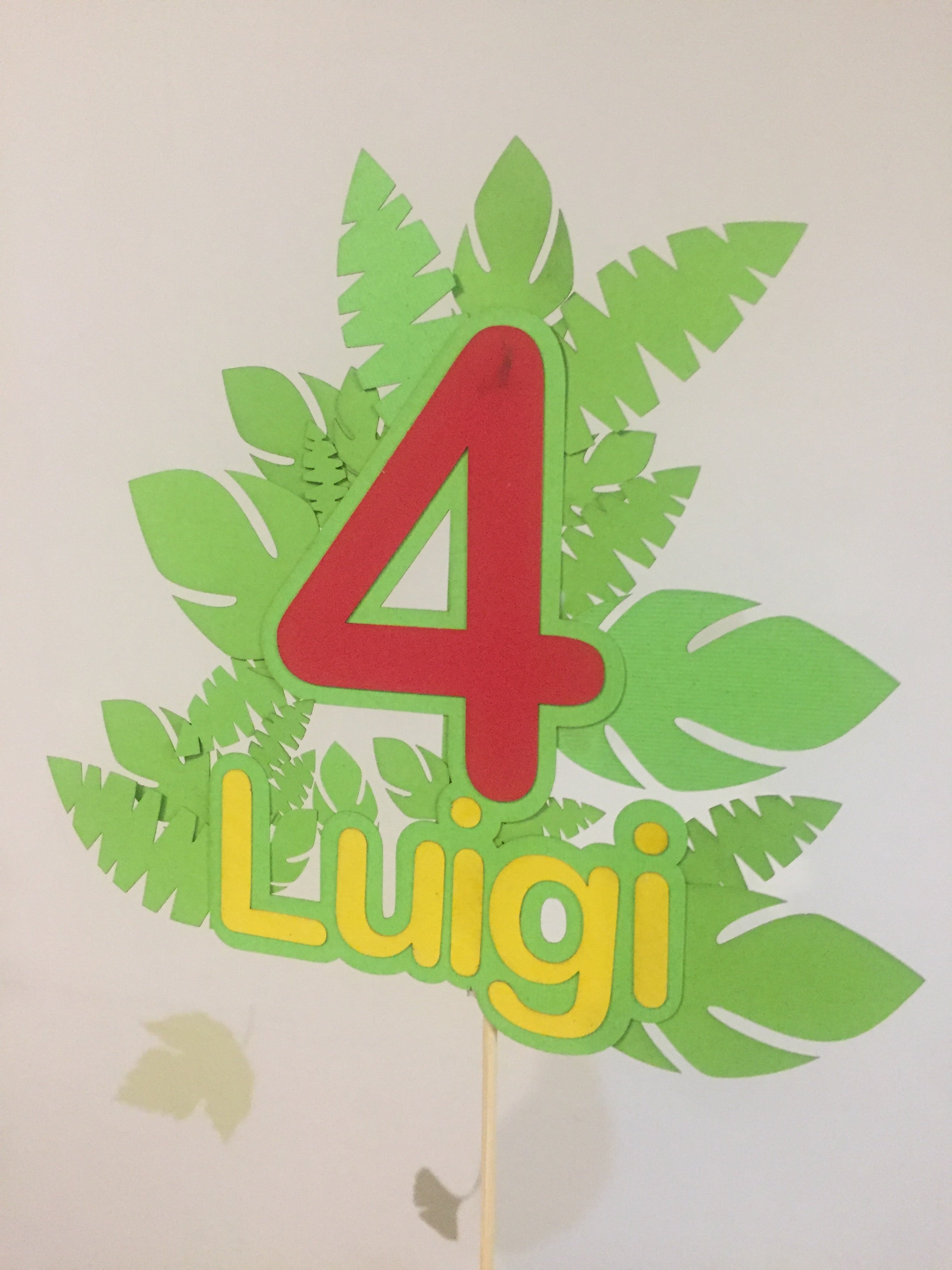 Cake topper personalizado chico