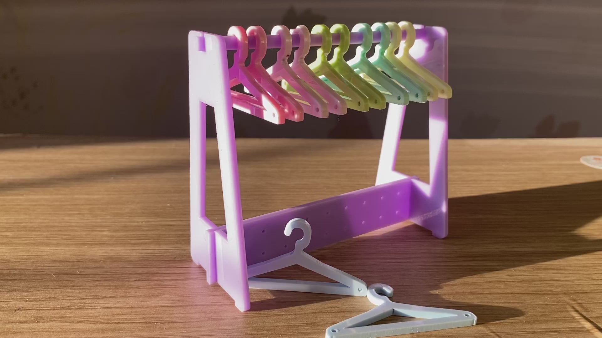 Joyero de acrílico de colores pastel